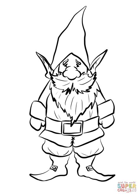 Dibujos De Gnomos Para Colorear E Imprimir