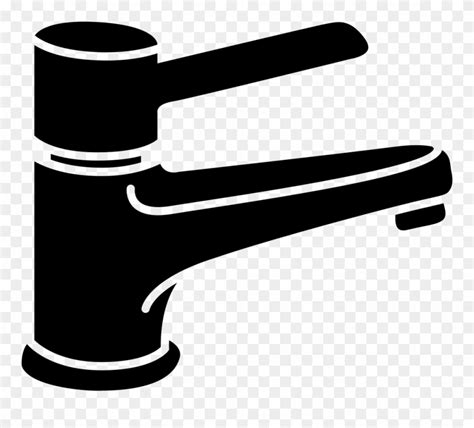 Bathroom Tap Icon Clipart Faucet Handles Controls Water Tap Logo