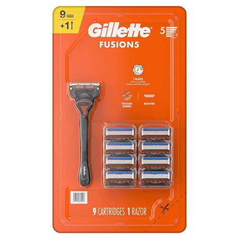 Gillette Fusion Styler Men S Razor Handle With Precision Trimmer