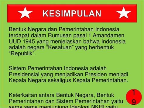 Bentuk Dan Prinsip Kedaulatan Negara Republik Indonesia Berbagi - Riset