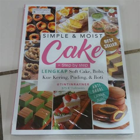 Jual Buku Simple Moist Cake Simpel Dan Lembut Membuat Kue Tintin