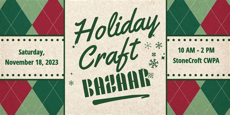 HOLIDAY CRAFT BAZAAR: Sat., Nov. 18, 2023 - Tel Hai