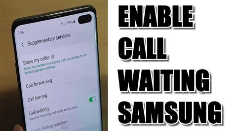 How To Activate Call Waiting In Samsung YouTube