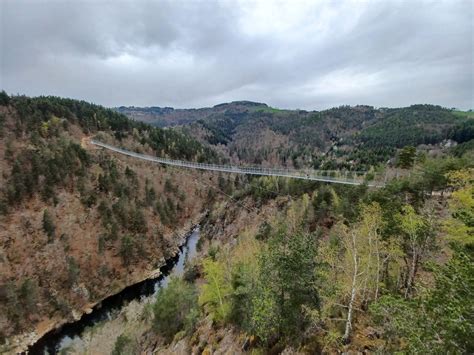 Passerelle Des Gorges Du Lignon Grazac Saint Maurice De Lignon