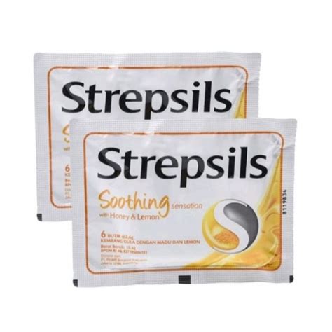 Jual Strepsils Honey Lemon Sachet Shopee Indonesia