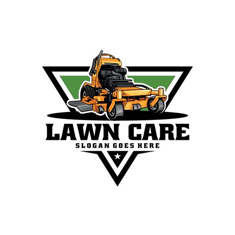 Lawn mower and service illustration logo vector 14530314 Vector Art at ...