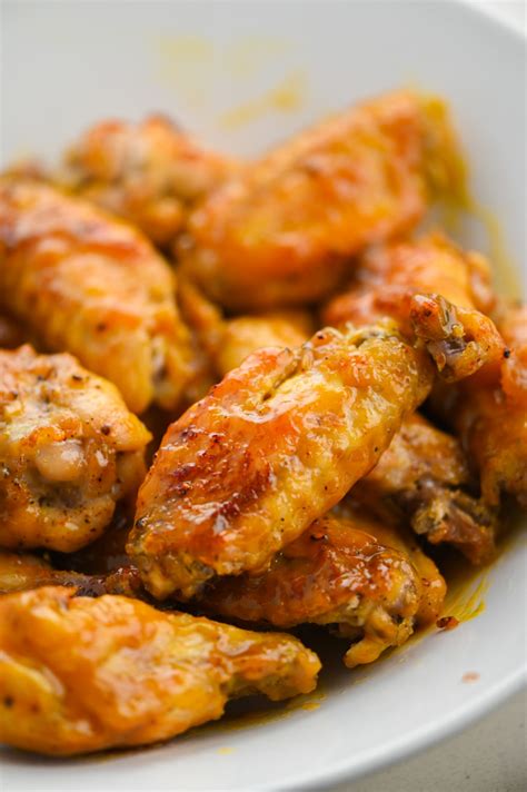 Hot Honey Mustard Wings Recipe Lifes Ambrosia