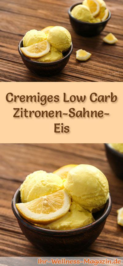 Low Carb Zitronen Sahne Eis Selber Machen Gesundes Eis Rezept