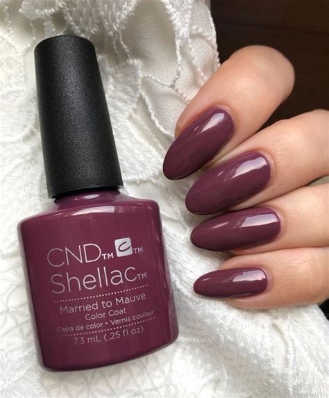 Cnd Shellac Married To Mauve Nails In 2019 Nails Cnd Nails Shellac Nail Colors