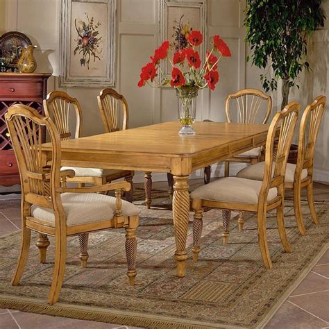 Shop Hillsdale Furniture Wilshire Antique Pine Dining Set At Lowes