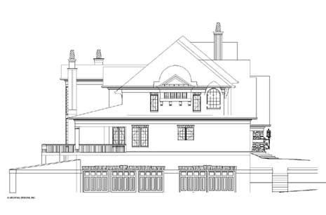 Strathmore Hall | Mansion House Plans | Luxury House Plans - Archival Designs House Plans Ranch ...