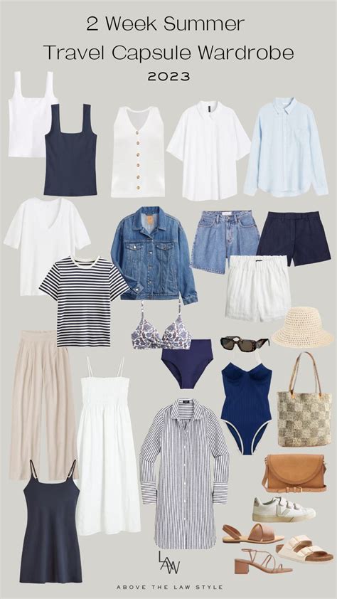 Fall Travel Clothes Summer Travel Outfits Summer Holiday Capsule