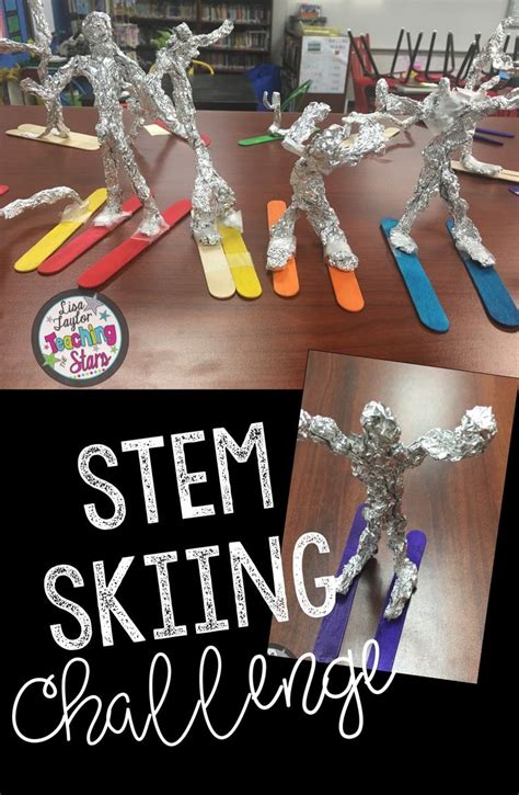 Winter Games | Ski STEM Challenge | Winter stem activities, Elementary ...