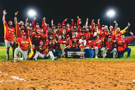 Espa A Campeona Europea De B Isbol Gustavo Silva Garc A