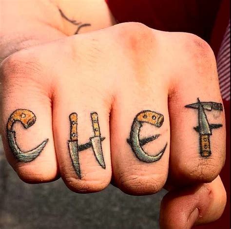 Amazing Culinary Tattoos For You Sowiey Chef Tattoo