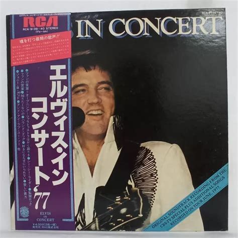 Elvis Presley Elvis In Concert Vinilo Japones Obi Usado