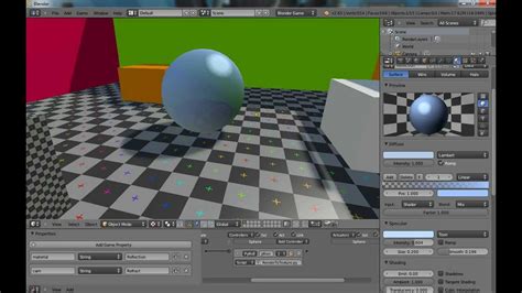 Blender Realtime Refraction And Reflection Tutorial Youtube