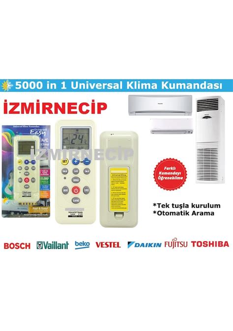 Arçelik ve Airfel Klima Uyumlu Universal Akıllı Kumanda Fiyatları ve