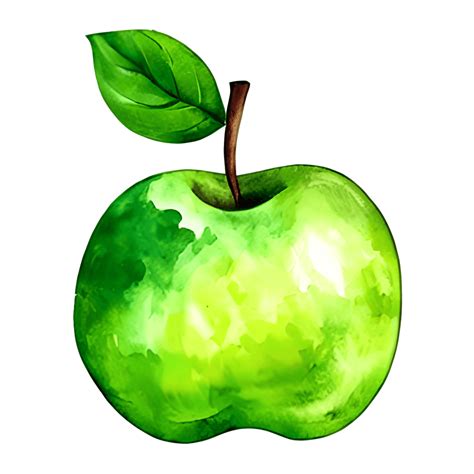 Watercolor HD Apple · Creative Fabrica