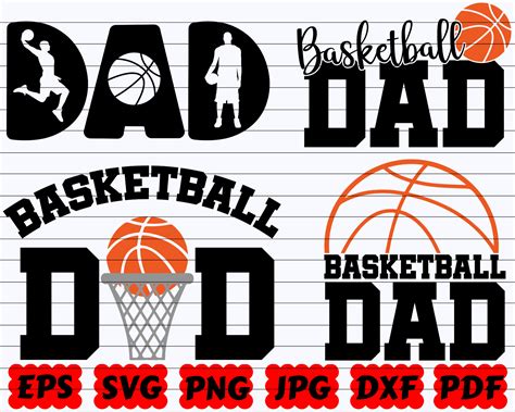 Basketball Dad Svg Basketball Dad Cut File Basketball Etsy