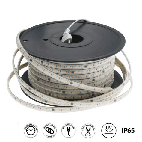 Striscia Led BERGAMO 220V SMD 2835 17W Mt 4000K IP65 Al Metro