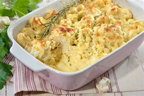 Vegetarisches Blumenkohl Gratin Mit Schmand Und K Se Berbacken