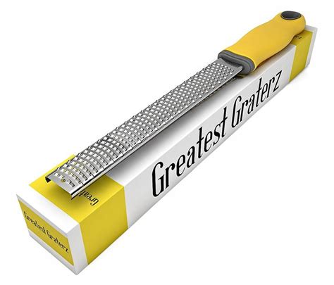 Lemon Zester Tool Multiple Uses - Limes Cheese Fruits and Herbs Yellow by Greatest Graterz ...