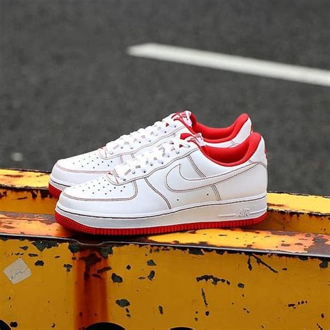 Giày Nike Air Force 1 Low White University Red Cv1724 100