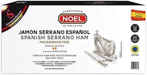 Amazon Spanish Serrano Ham With Board Knife Grocery Gourmet Food