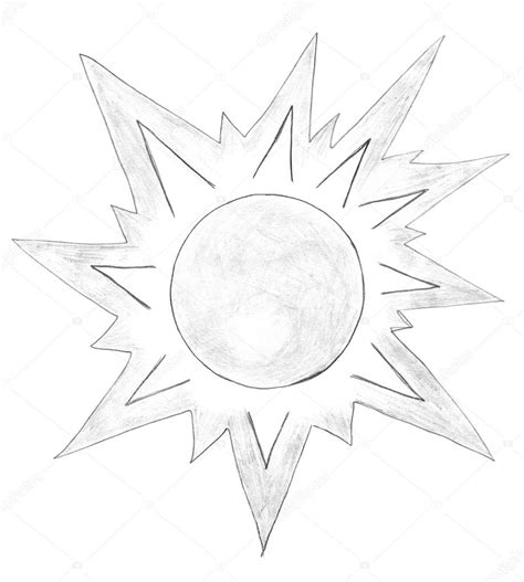 Pencil Drawing Of The Sun At Getdrawings Free Download