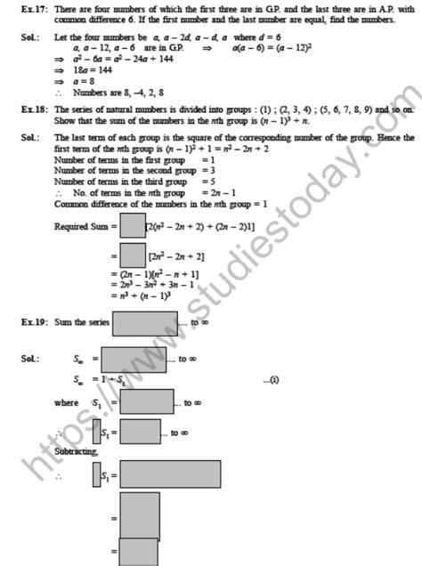 Cbse Class Mathematics Arithmetic Progression Assignment Set A