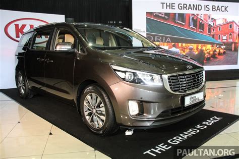 Kia Grand Carnival Dilancarkan Di Malaysia Tiga Varian 22l