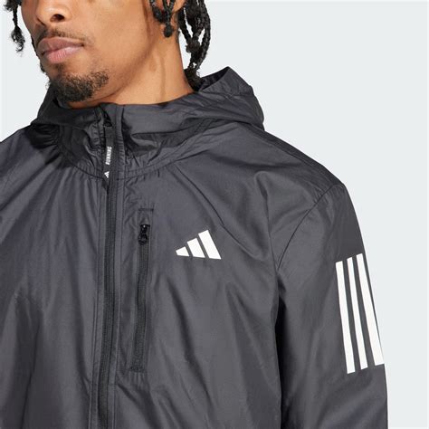 Adidas Own The Run Jacket Black Adidas Uae