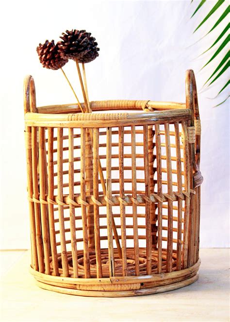 Get Rattan Cane Multi-Purpose Ornate Basket at ₹ 2299 | LBB Shop