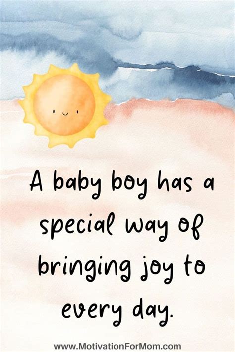 20 Darling Baby Boy Quotes For New Parents Motivation For Mom