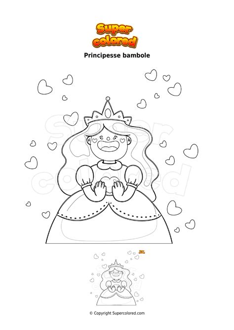 Disegno Da Colorare Principesse Bambole Supercolored