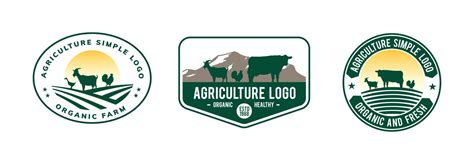 farm logo concept for badge or others 7491146 Vector Art at Vecteezy