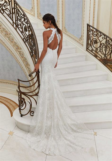 Scoop Back Wedding Dress Outlet