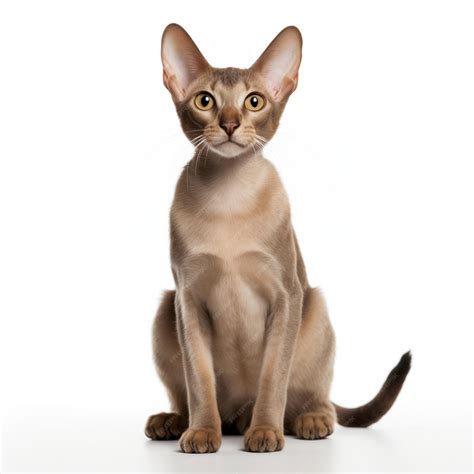 Premium Vector | Oriental shorthair kitten cat