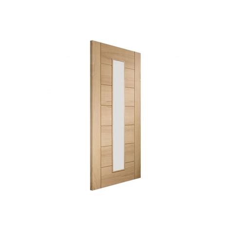 Xl Joinery Palermo Original L Unfinished Internal Oak Door With Clear