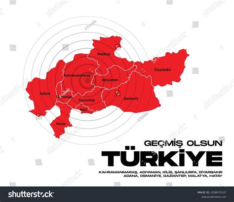 Turkey Kahramanmaraş earthquake Central fault Royalty Free Stock