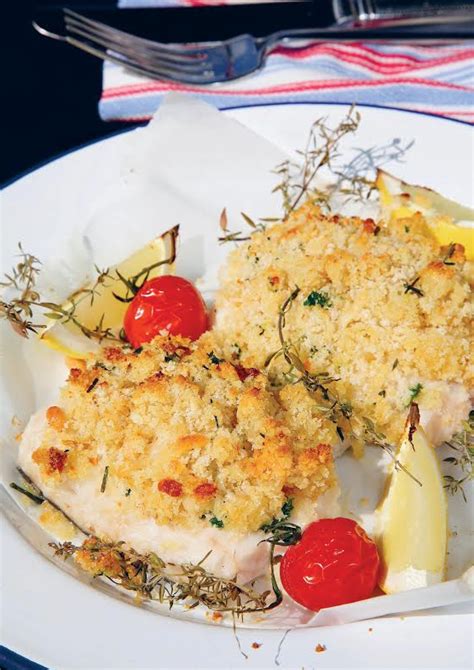 Crusted Hake With Crunchy Pine Nut Topping Mummypagesie