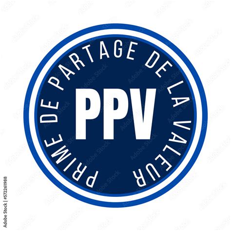 Symbole PPV prime de partage de la valeur ilustração do Stock Adobe Stock