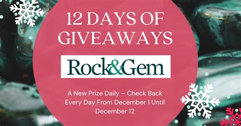 Rock And Gem 12 Days Of Giveaways Julies Freebies