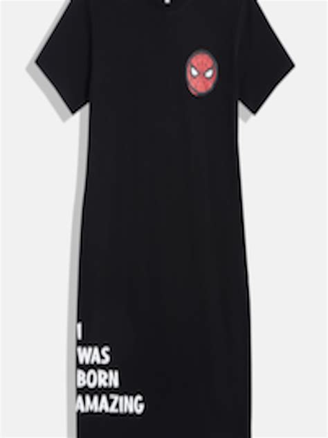 Buy Kook N Keech Marvel Teens Girls Printed Pure Cotton T Shirt Dress Dresses For Girls