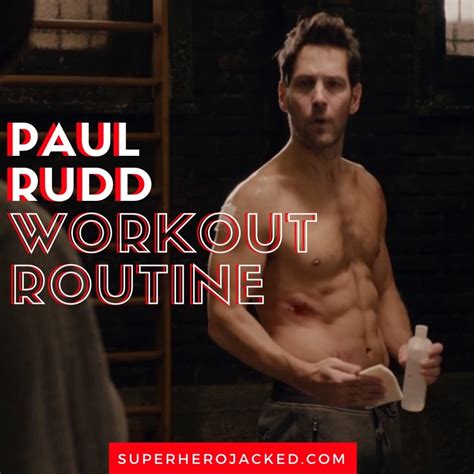 Paul Rudd Workout Routine And Diet Plan [updated] Train Like Ant Man