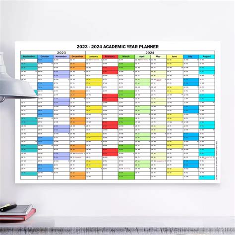 Year Wall Calendar September Calendar With Holidays