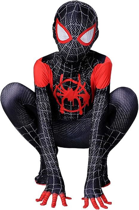 MODRYER Spiderman Kostüm Avengers Miles Morales Cosplay Jumpsuit Unisex