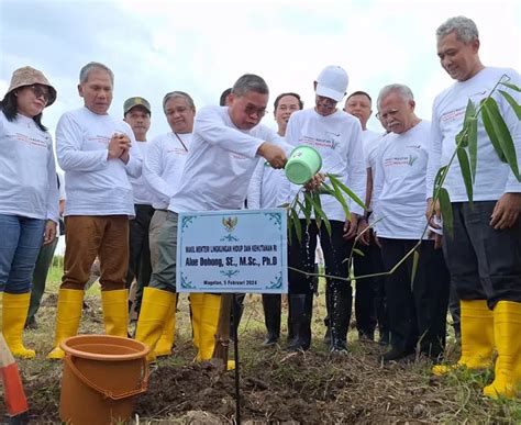 Wakil Menteri Lhk Ikuti Tanam Perdana Di Kebun Raya Bambu Magetan