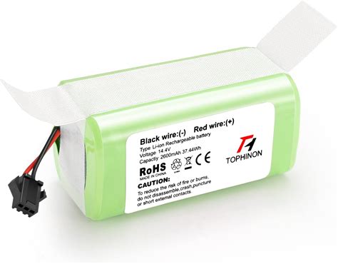 Ht Tophinon V Mah Li Ion Replacement Battery For Ecovacs Deebot